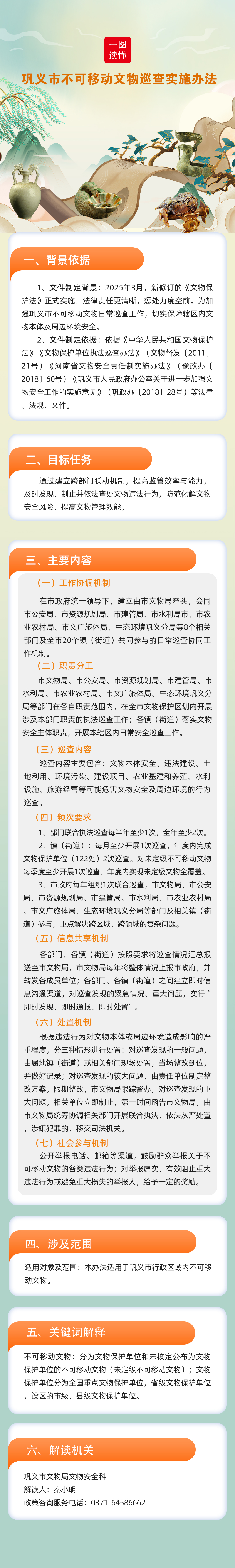 一图读懂：《巩义市不可移动文物巡查实施办法》.jpg